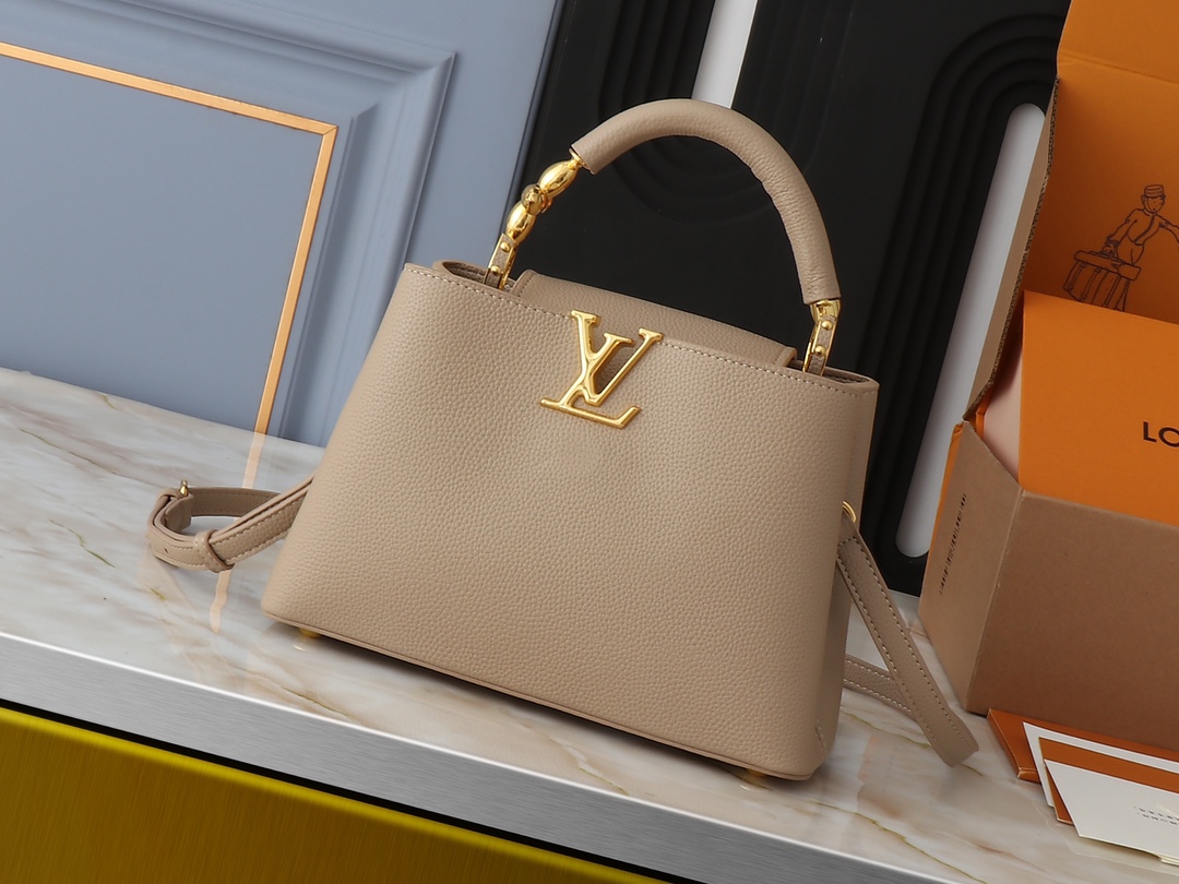 LV Classic Handbag Monogram Canvas Model M24583 Multiple Compartments High